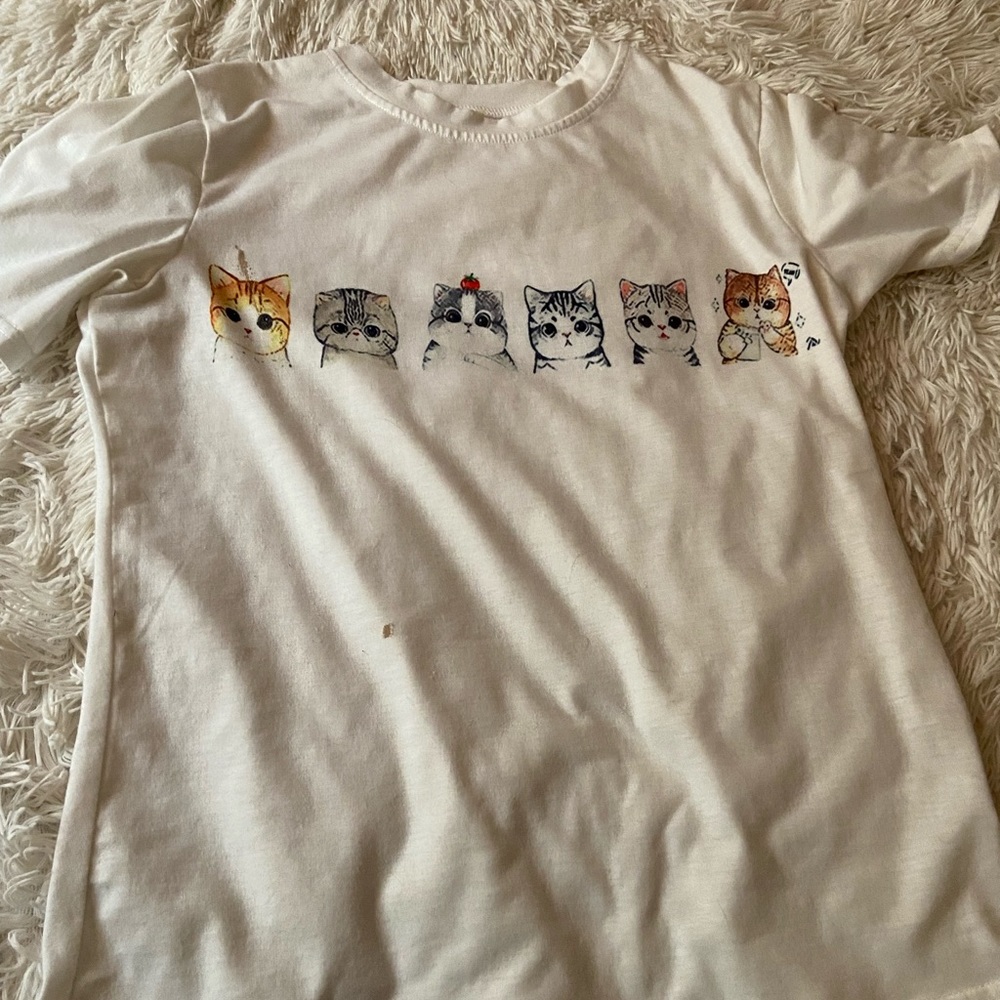 Cat shirt.